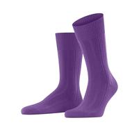 FALKE Men's Lhasa Rib M So Wool Cashmere Plain 1 Pair Socks, Purple Pink Iris 8943, 5.5-8