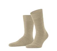 FALKE Men's Link Attire M So Wool Lyocell Linen Plain 1 Pair Socks, Beige Sandstone 4024, 8.5-11