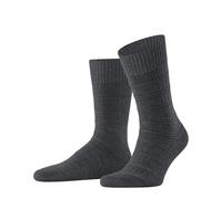 FALKE Men's Link Attire M So Wool Lyocell Linen Plain 1 Pair Socks, Grey Slate 3741, 8.5-11