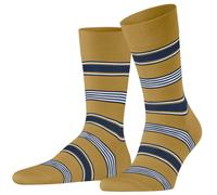 Falke Mens Marina Stripe Socks - Brass Yellow