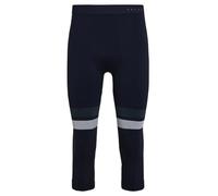 FALKE Men's Maximum Warm 3/4 M Ti Functional Yarn Quick Dry 1 Piece Base Layer Bottom, Blue Space 6116 Trend M