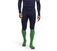 FALKE Men's Maximum Warm 3/4 M TI Functional Yarn Quick Dry 1 Piece Base Layer Bottom, Blue (Space Blue 6116) - Trend, S