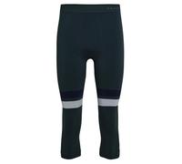 FALKE Men's Maximum Warm 3/4 M Ti Functional Yarn Quick Dry 1 Piece Base Layer Bottom, Green Holly 7385 Trend XL