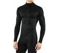 Falke Mens Maximum Warm Long Sleeve Zip Shirt - Black