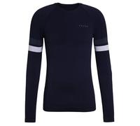FALKE Men's Maximum Warm Round Neck M L/s Sh Functional Yarn Quick Dry 1 Piece Base Layer Top, Blue Space 6116 Trend S