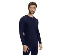 FALKE Men's Maximum Warm Round Neck M L/S SH Functional Yarn Quick Dry 1 Piece Base Layer Top, Blue (Space Blue 6116), M