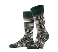 FALKE Men's Microblock M So Cotton Patterned 1 Pair Socks, Green Hunter 7441, 5.5-6.5