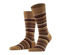FALKE Men's Microblock M So Cotton Patterned 1 Pair Socks, Yellow Old Brass 1220, 10-11