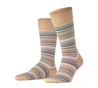 FALKE Men's Microblock M So Cotton Patterned Socks 1 Pair, Brown Sesame 4390, 10-11