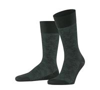 FALKE Men's Mighty Nest M So Cotton Wool Patterned 1 Pair Socks, Green Forest 7474, 8.5-9.5