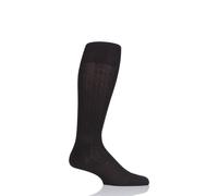 FALKE Men's Milano 100% Cotton Luxury Super Fine Knee High Socks - 1 Pair Pack