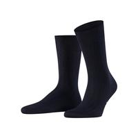 FALKE Men's Milano M So Cotton Patterned 1 Pair Socks, Blue Dark Navy 6370, 8.5-9.5