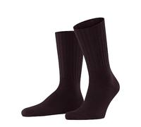 FALKE Men's Nelson M So Wool Plain 1 Pair Socks, Red Barolo 8596, 8.5-11