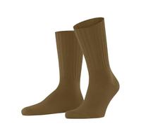 FALKE Men's Nelson M So Wool Plain Socks 1 Pair, Yellow Old Brass 1220, 5.5-8