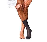 FALKE Men's No. 10 M So Fil D'Écosse Cotton Plain 1 Pair Socks, Grey Anthracite Melange 3190, 8.5-9.5