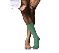 FALKE Men's No. 10 M So Fil D'Écosse Cotton Plain 1 Pair Socks, Turquoise Ocean Green 7506, 10-11