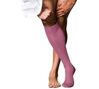 Falke Mens No 10 Pure Fil d´Écosse Knee High Socks - Rose Pink