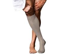 Falke Mens No 10 Pure Fil d´Écosse Knee High Socks - Wheat Mel Beige