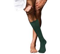 Falke Mens No 13 Finest Piuma Cotton Knee High Socks - Hunter Green