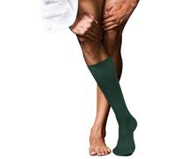 Falke Mens No 13 Finest Piuma Cotton Knee High Socks - Hunter Green