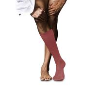 FALKE Men's No. 13 M KH Cotton Long Plain 1 Pair Knee-High Socks, Red (Lobster 8862), 10-11