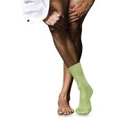 FALKE Men's No. 13 M So Finest Piuma Cotton Plain 1 Pair Socks, Green Lemon 7498, 5.5-6.5