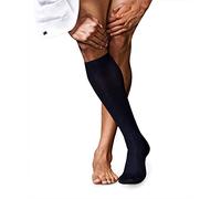FALKE Men's No. 2 M Kh Cashmere Long Plain 1 Pair Knee-High Socks, Blue Dark Navy 6370, 5.5-6.5