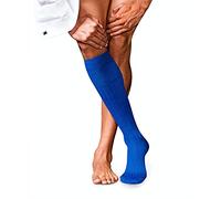 FALKE Men's No. 2 M Kh Cashmere Long Plain 1 Pair Knee-High Socks, Blue Olympic 6940, 7-8