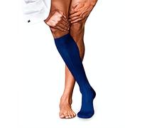 FALKE Men's No. 2 M Kh Cashmere Long Plain 1 Pair Knee-High Socks, Blue Royal 6000, 8.5-9.5
