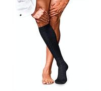 FALKE Men's No. 2 M Kh Cashmere Long Plain 1 Pair Knee-High Socks, Grey Anthracite Melange 3080, 5.5-6.5