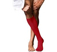 Falke Mens No 6 Finest Merino Wool and Silk Knee High Socks - Cardinal Red