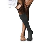 FALKE Men's No. 6 M Kh Wool Silk Long Plain 1 Pair Knee-High Socks, Green Forest 7474, 10-11