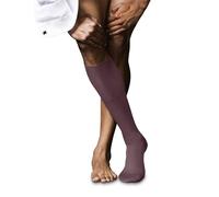 FALKE Men's No. 6 M Kh Wool Silk Long Plain 1 Pair Knee-High Socks, Pink Roan Rouge 8936, 10-11