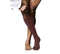 FALKE Men's No. 6 Socks, Wool Silk, Red (Rust 8214), 8.5-9.5 (1 Pair)