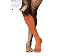 FALKE Men's No. 9 M Kh Cotton Long Plain Knee-High Socks 1 Pair, Red Fire 8150, 5.5-6.5