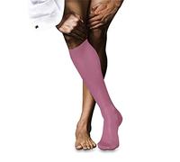 FALKE Men's No. 9 M Kh Cotton Long Plain 1 Pair Knee-High Socks, Red Rose 8680, 7-8