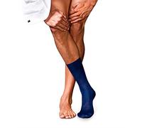 FALKE Men's No. 9 M So Fil D'Écosse Cotton Plain 1 Pair Socks, Blue Royal 6000, 5.5-6.5