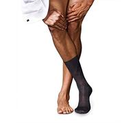 FALKE Men's No. 9 M So Fil D'Écosse Cotton Plain 1 Pair Socks, Grey Anthracite Melange 3190, 10-11