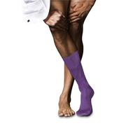 FALKE Men's No. 9 M So Fil D'Écosse Cotton Plain 1 Pair Socks, Purple Pink Iris 8943, 5.5-6.5