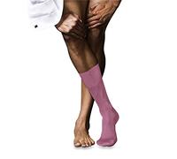 FALKE Men's No. 9 M So Fil D'Écosse Cotton Plain 1 Pair Socks, Red Rose 8680, 5.5-6.5