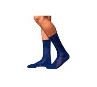 FALKE Men's No. 9 M So Fil D'Écosse Cotton Plain Socks 1 Pair, Blue Royal 6000, 5.5-6.5