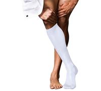 Falke Mens No 9 Pure Fil d´Écosse Knee High Socks - White