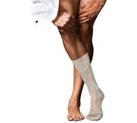 Falke Mens No 9 Pure Fil d´Écosse Socks - Wheat Mel Beige