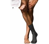 Falke Mens No15 Finest Supima Cotton Socks - Anthracite Grey
