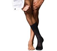 FALKE Men's No. 4 M SO Silk Plain 1 Pair Socks, Black (Black 3000), 5.5-6.5