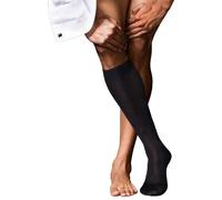 Falke Mens No6 Finest Merino and Silk Knee High Socks - Black