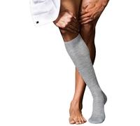 Falke Mens No7 Finest Merino Knee High Socks - Light Grey Melange