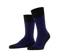FALKE Men's Oxford Stripe M SO Cotton Patterned 1 Pair Socks, Black (Black 3000), 7-8
