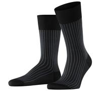 Falke Mens Oxford Stripe Socks - Black Mix