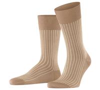 Falke Mens Oxford Stripe Socks - Camel Brown